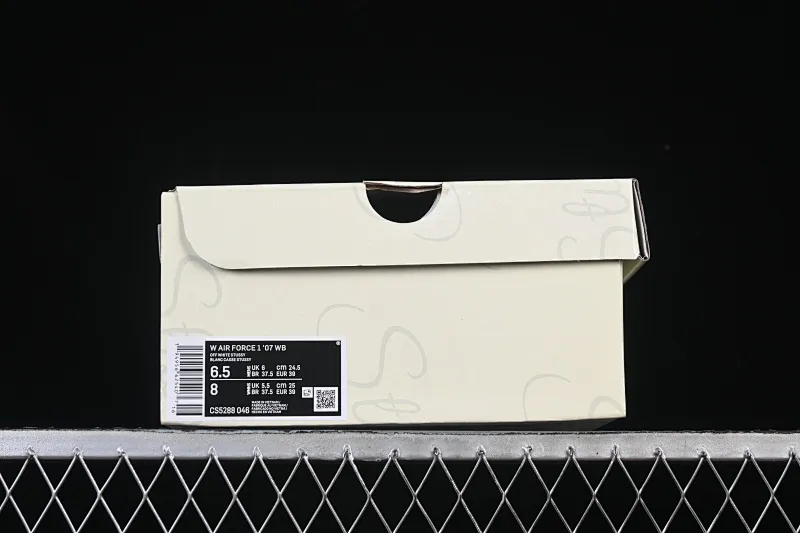 All categories Nk Air Force 1 Air Force series Nk Air Force 1 Low Air Force low-top Nike Air Force 1'07 Low Stusi co-branded beige black bottom Air Force 1 low-top casual sneakers CS5288-046